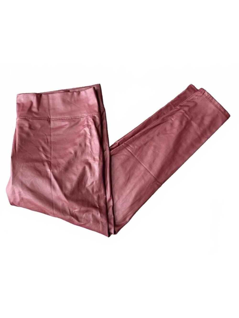 Agnes and Dora New Faux Leather Leggings Size XXXL 20 22 Maroon 80s 90s Y2K Punk